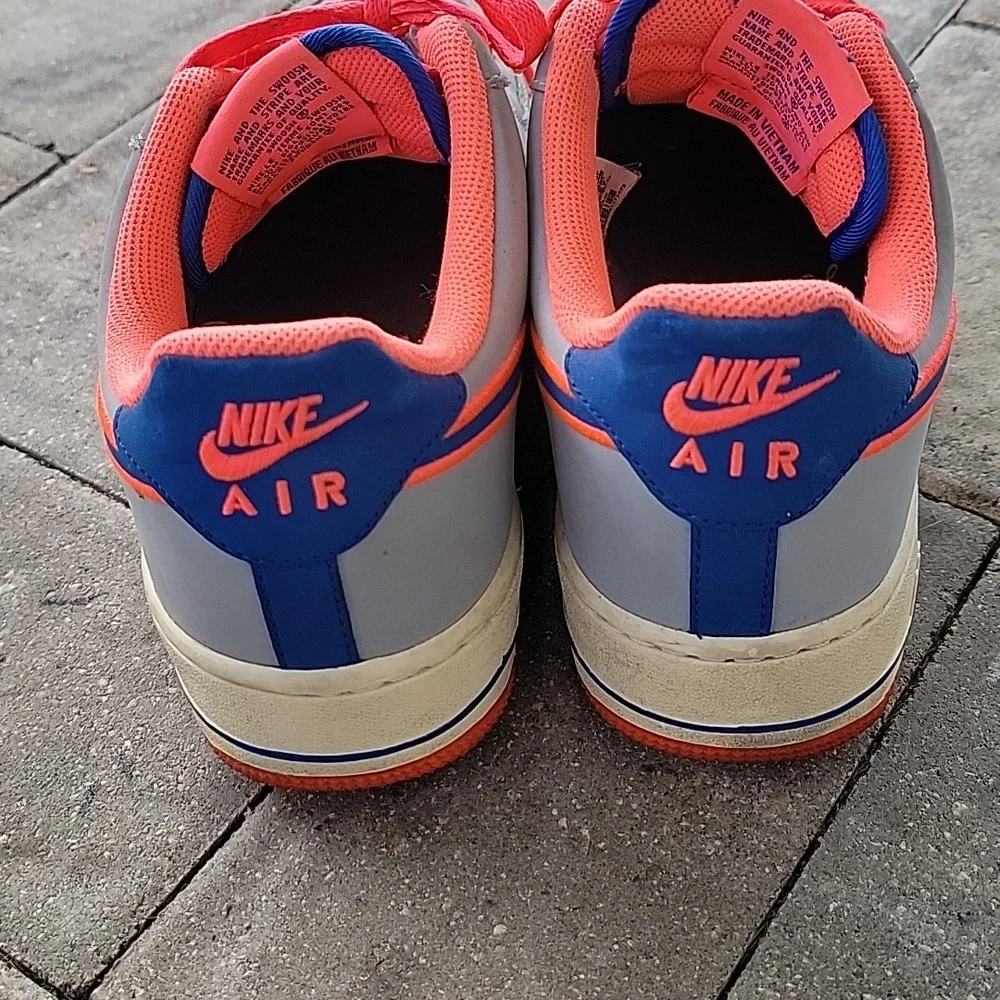 Nike Air Force 1 Low Grey, Royal Blue, Hot Pink March 2012 - Picture 3 of 7